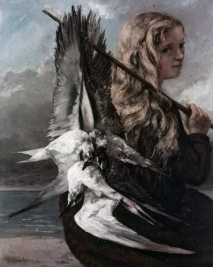 Mädchen mit Möven