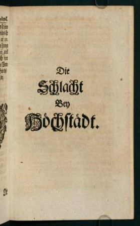 93-135, Die Schlacht Bey Höchstädt.