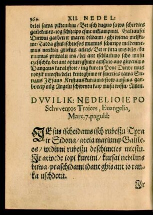 Dwilik: Nedelioie Po Schwentos Traices ...