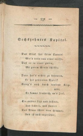 Sechszehntes Kapitel