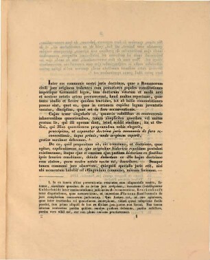 Fori reconventionis origines et doctrina