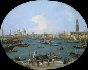 Ansicht des Bacino di San Marco in Venedig