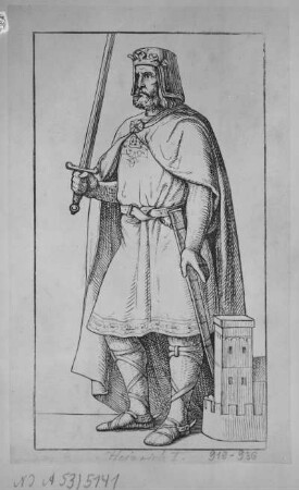 Heinrich I., Ganzfigur