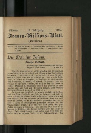 Oktober 1912