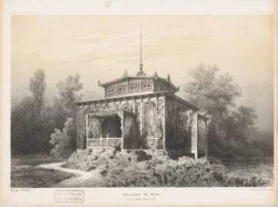 Gartenlaube, Berlin: Perspektivische Ansicht (aus: Architektonisches Skizzenbuch, H. 59/6, 1862)
