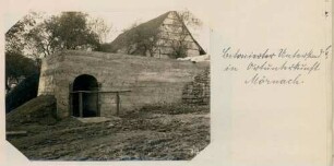 Foto eines betonierten Unterstandes in Moernach