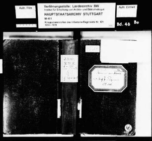 Kriegsstammrolle der Minenwerferkompanie