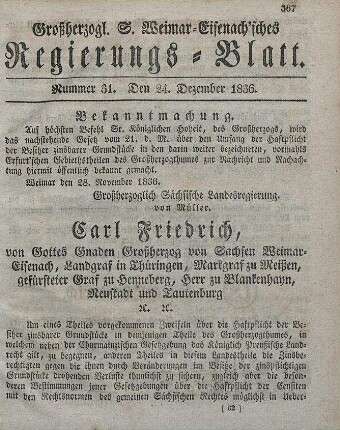 Nr. 31 : 24. Dezember 1836