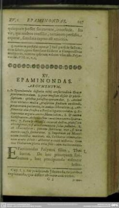 XV. Epaminondas