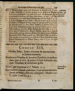 247-266, Concio XIX.