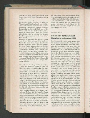 Die Störche der Landschaft Stapelholm im Sommer 1970