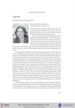 Antrittsrede vom 28. Oktober 2017