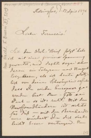 Brief an Ferruccio Busoni : 07.04.1894