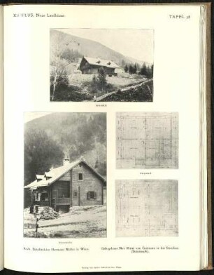 Gebirgshaus Max Ritter von Gutmann in der Strechau (Steiermark)