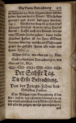Der Sechste Tag.