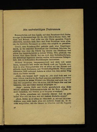 Ein unfreiwilliges Trabrennen