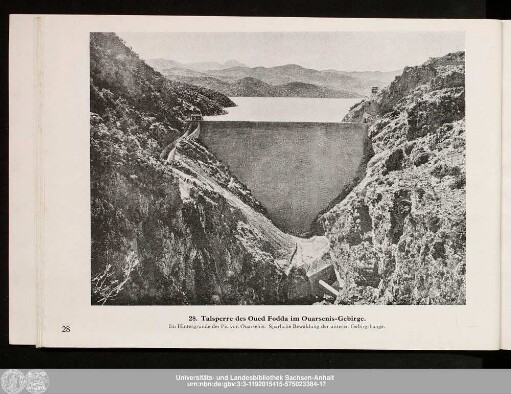 28. Talsperre des Oued Fodda im Ouarsenis-Gebirge.