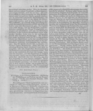 Stäudlin, K. F.: Geschichte der Vorstellungen und Lehren von der Freundschaft. Hannover: Helwing 1826