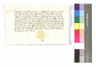 Reinhart von Sickingen: Gült und Dienstgeld; aufgedr. Siegel: Reinhart von Sickingen.