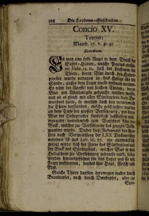 Concio XV. Textus: Matth. 27 . v. v. 31 - 35.