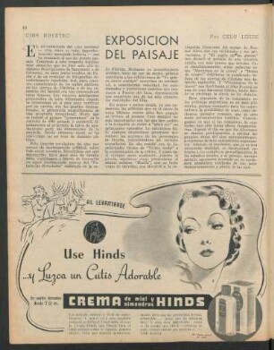 Cine nuestro : Exposición del paísaje