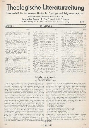 321-332 Literatur zur Dogmatik