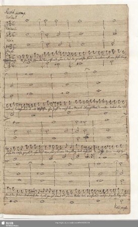 Recit[ativo] accomp[agnato]: So hast du Herr dein keine Gnade spart