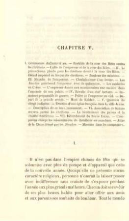 Chapitre V. I. Cérèmonies du nouvel an ...