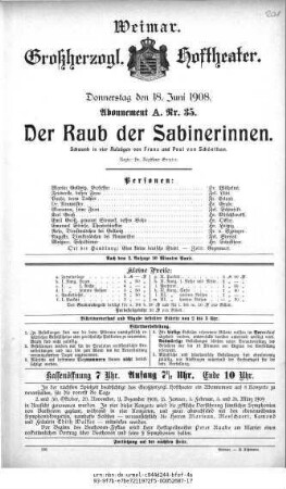 Der Raub der Sabinerinnen