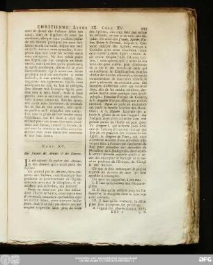 Chap. XV. Des Devoirs des Anciens & des Diacres.