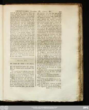 Chap. XV. Des Devoirs des Anciens & des Diacres.