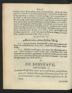 IV. De Bonitate.