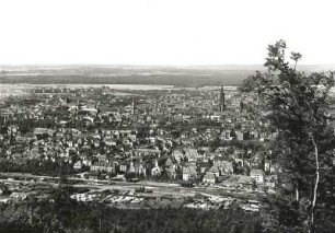 Freiburg, Stadtansicht : Freiburg. Stadtansicht von Südsüdosten