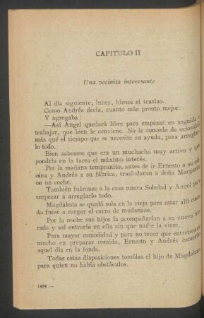 Capítulo II - Una vecinita interesante