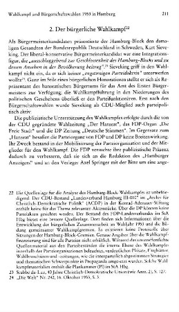 2. Der bürgerliche Wahlkampf