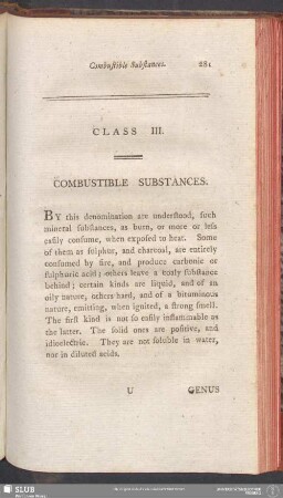 Class III. Combustible Substances