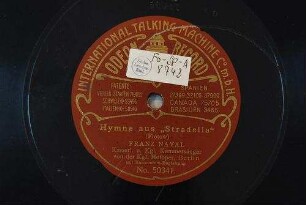 Hymne aus "Stradella" / (Flotow)