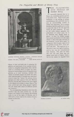 44: The plaquettes and medals of Henry Nocq