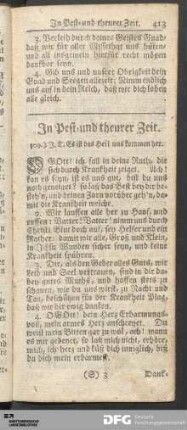 In Pest- und theurer Zeit.