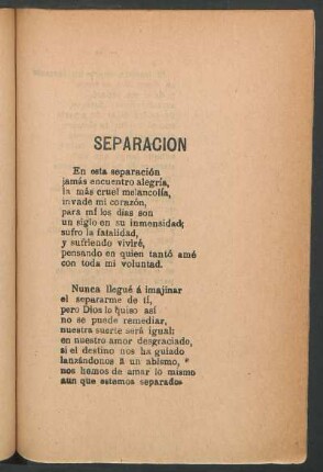 Separación