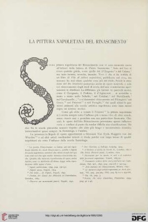8: La pittura napoletana del Rinascimento