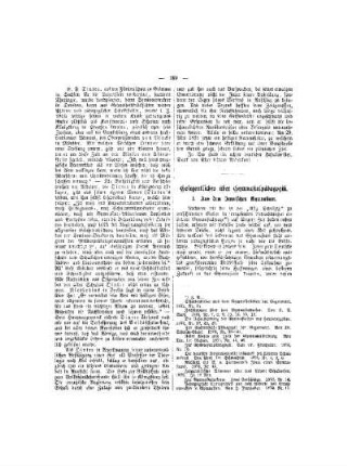 Gelegentliches über Gymnasialpädagogik
