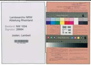 Entnazifizierung Lambert Joosten , geb. 18.08.1910 (Schlosser)