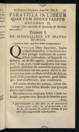 283-299, Titulus I. - Titulus VII.