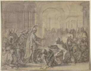 Raymond, Graf von Toulouse, und der Heilige Bernhard von Clairvaux planen den Kreuzzug