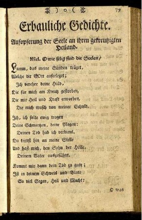 Erbauliche Gedichte.