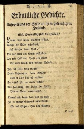Erbauliche Gedichte.