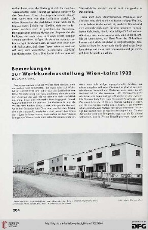 7: Bemerkungen zur Werkbundausstellung Wien-Lainz 1932