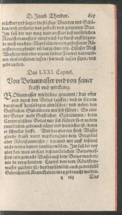 Das LXXI. Capitel.