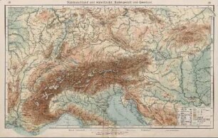 Süddeutschland und Alpenländer, Bodengestalt und Gewässer